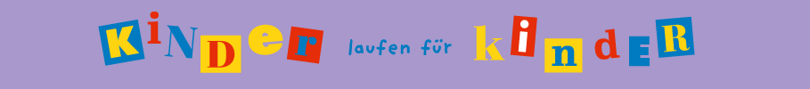 Kinder laufen f?r Kinder